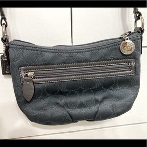 Beautiful Coach crossbody! Excellent condition gray and silver.